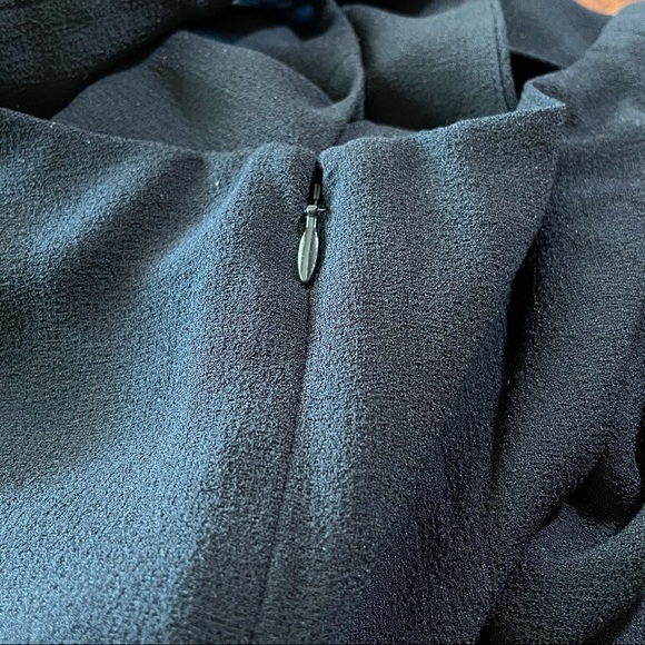 Dress The Population | NWT Ariel Racerback Faux Wrap Crepe Gown - Picture 9 of 10